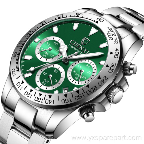 waterproof multi-function automatic mechanical wristwatch